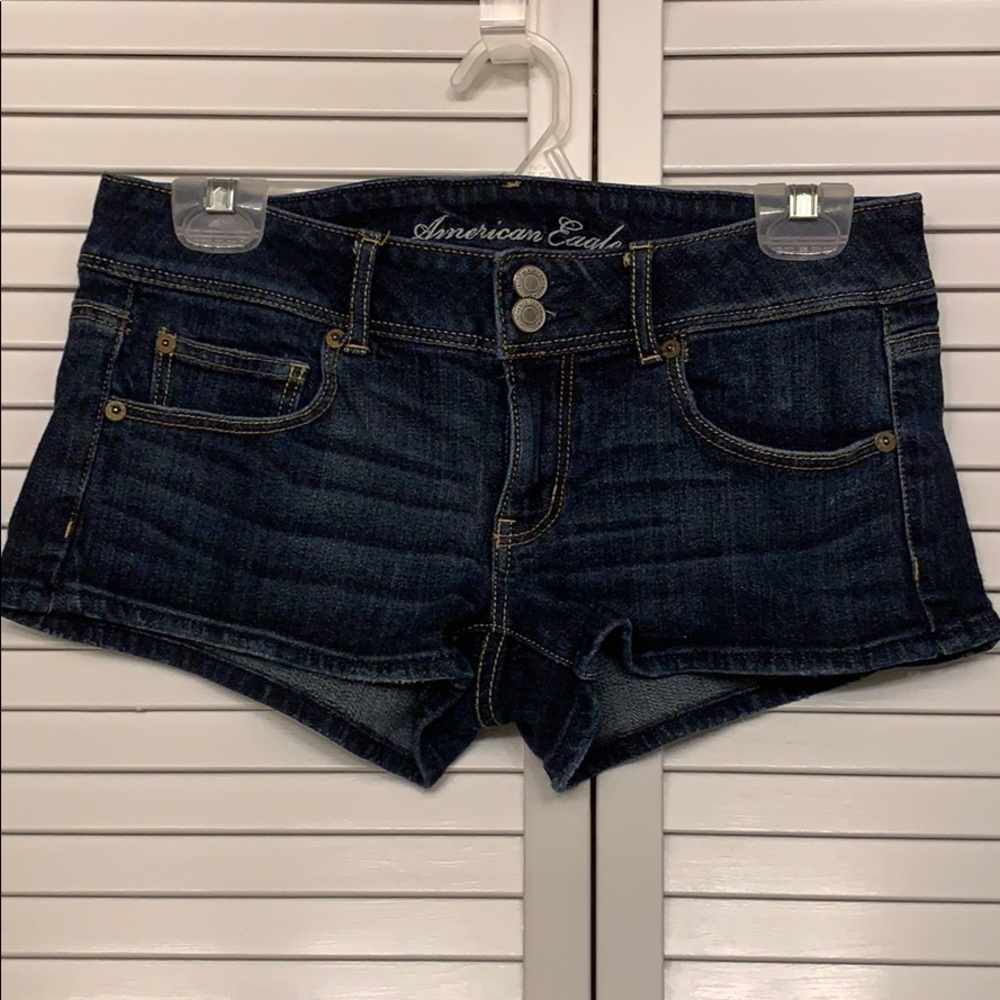 American Eagle stretch denim short shorts